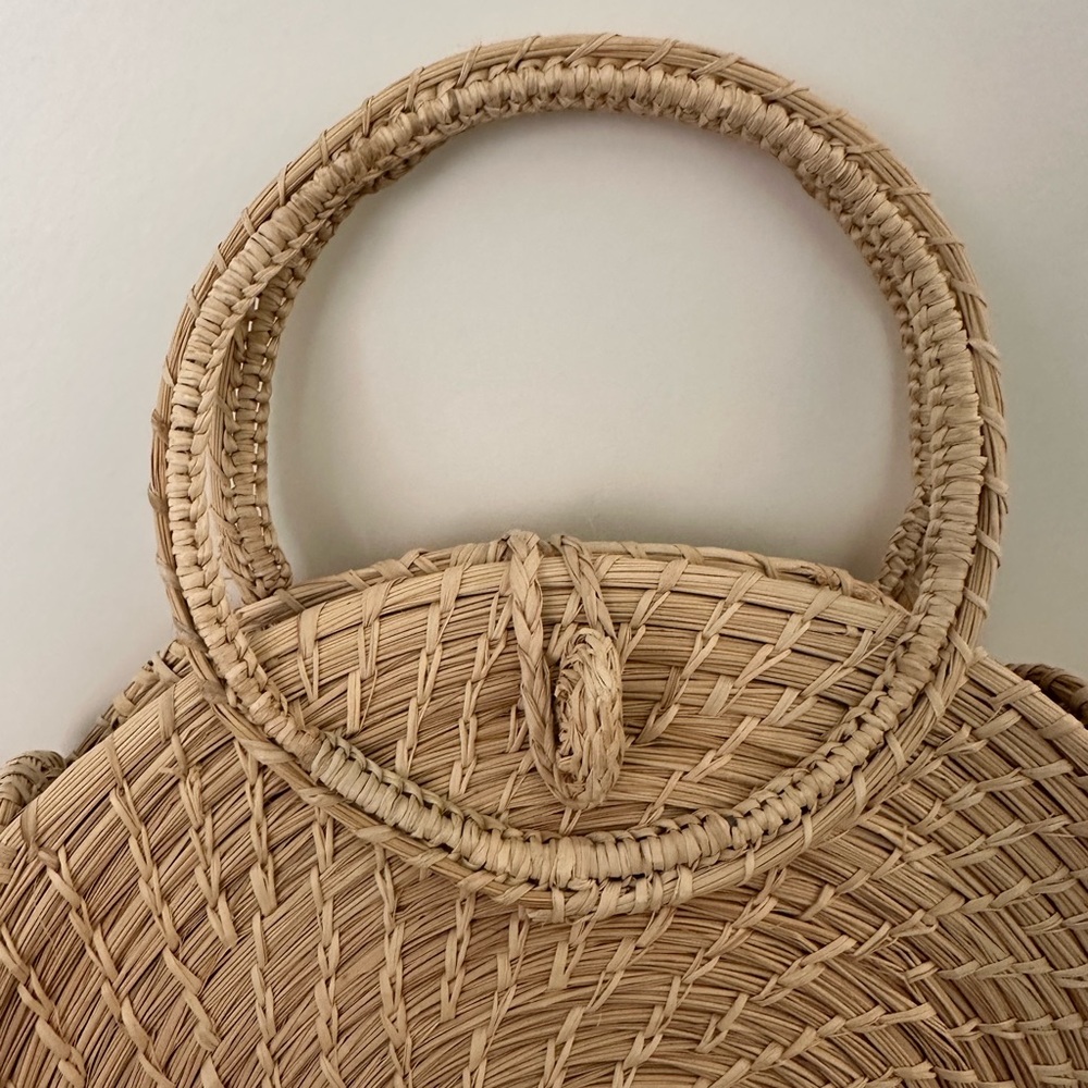 Structured Straw Bag - image 3